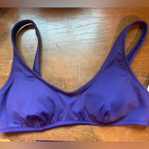 Sunset scoop swim top